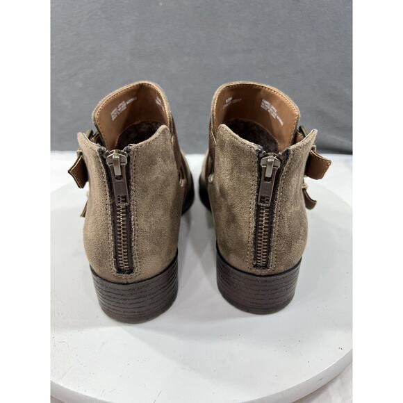 BOC Born Concept Sophie Ankle Boots Booties Women Size 8.5 Brown Taupe Comfort - Picture 12 of 15